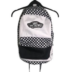 vans realm checkered 22l backpack